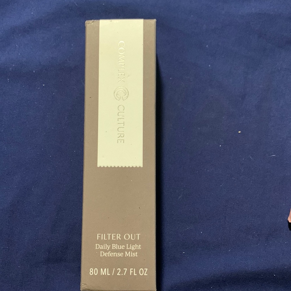 Complex Culture filter out daily blue light defense mist.